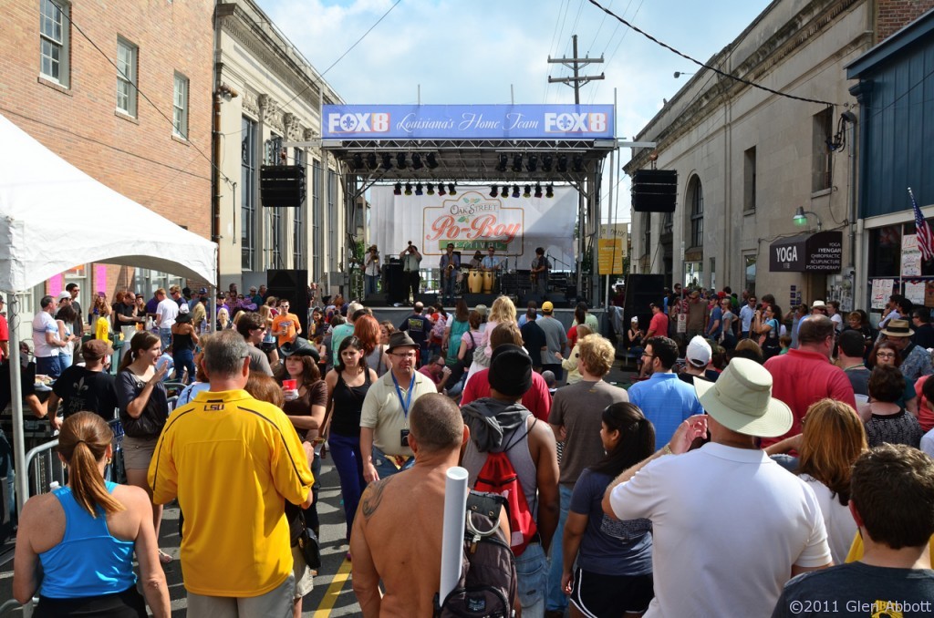 Great Day for a PoBoy — Oak Street PoBoy Festival, New Orleans The